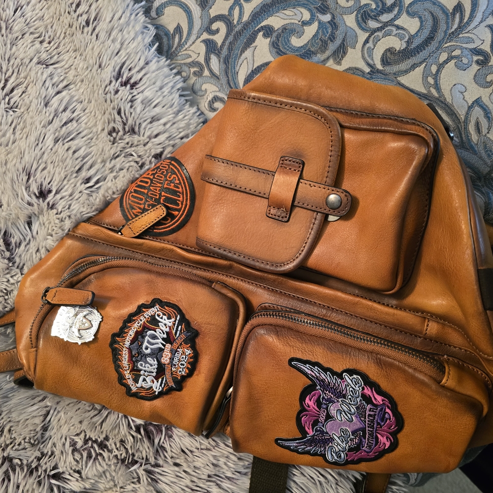 Stylish Tan Leather Men's Bag